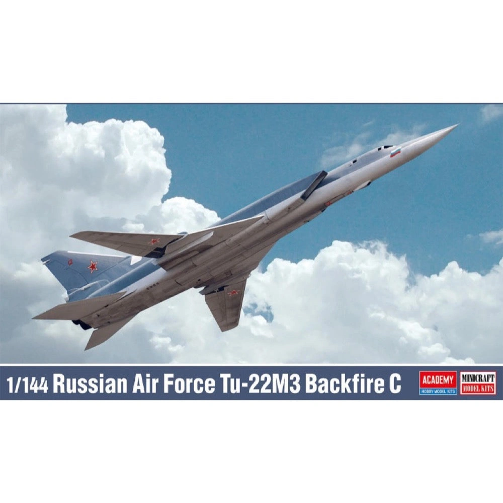 Tu-22M3 Backfire: Iconic Russian Strike Aircraft - 1/144 Scale Model